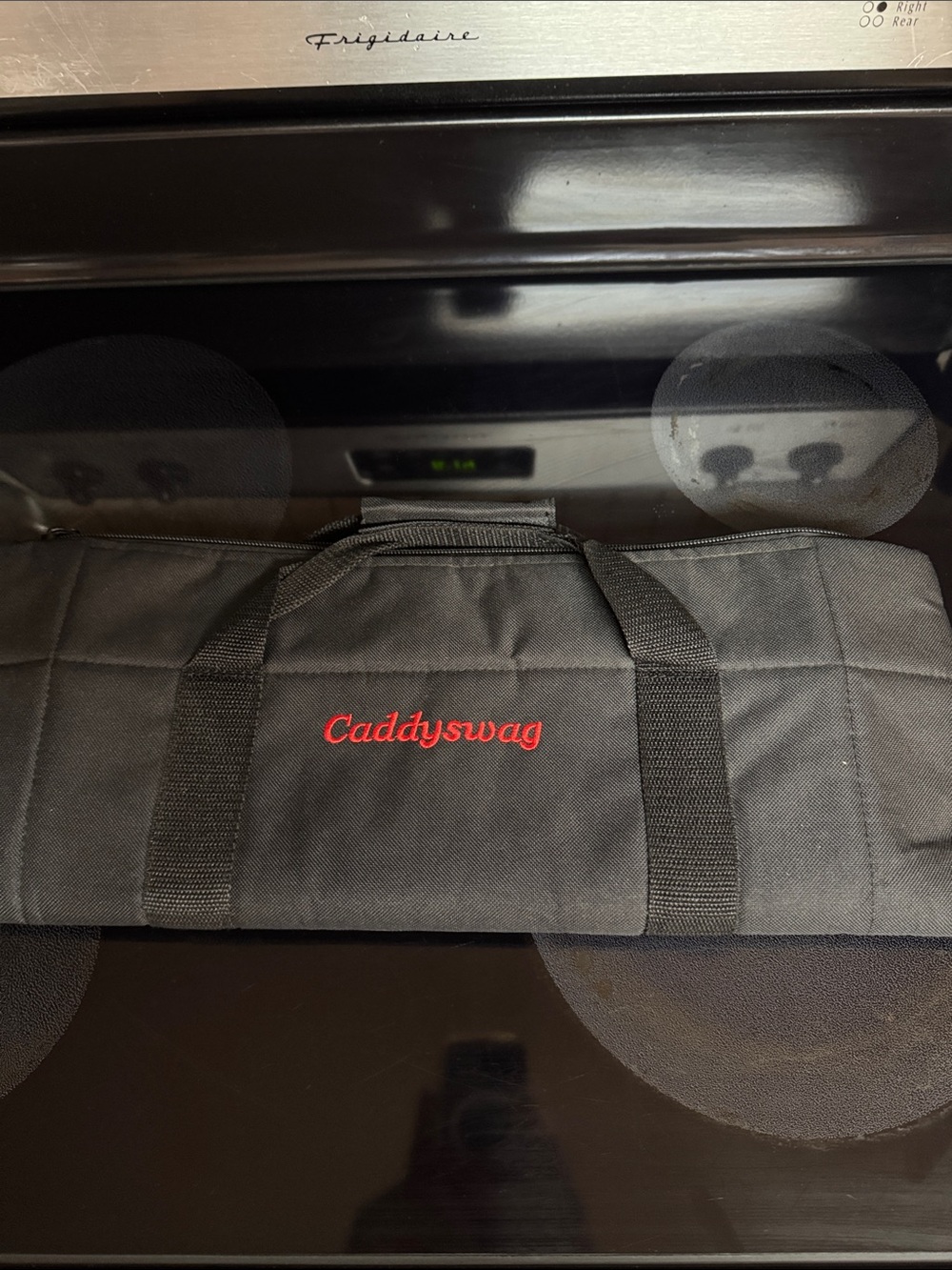 Caddyswag Black Golf Club Insulated Cooler  Bag with Red Logo